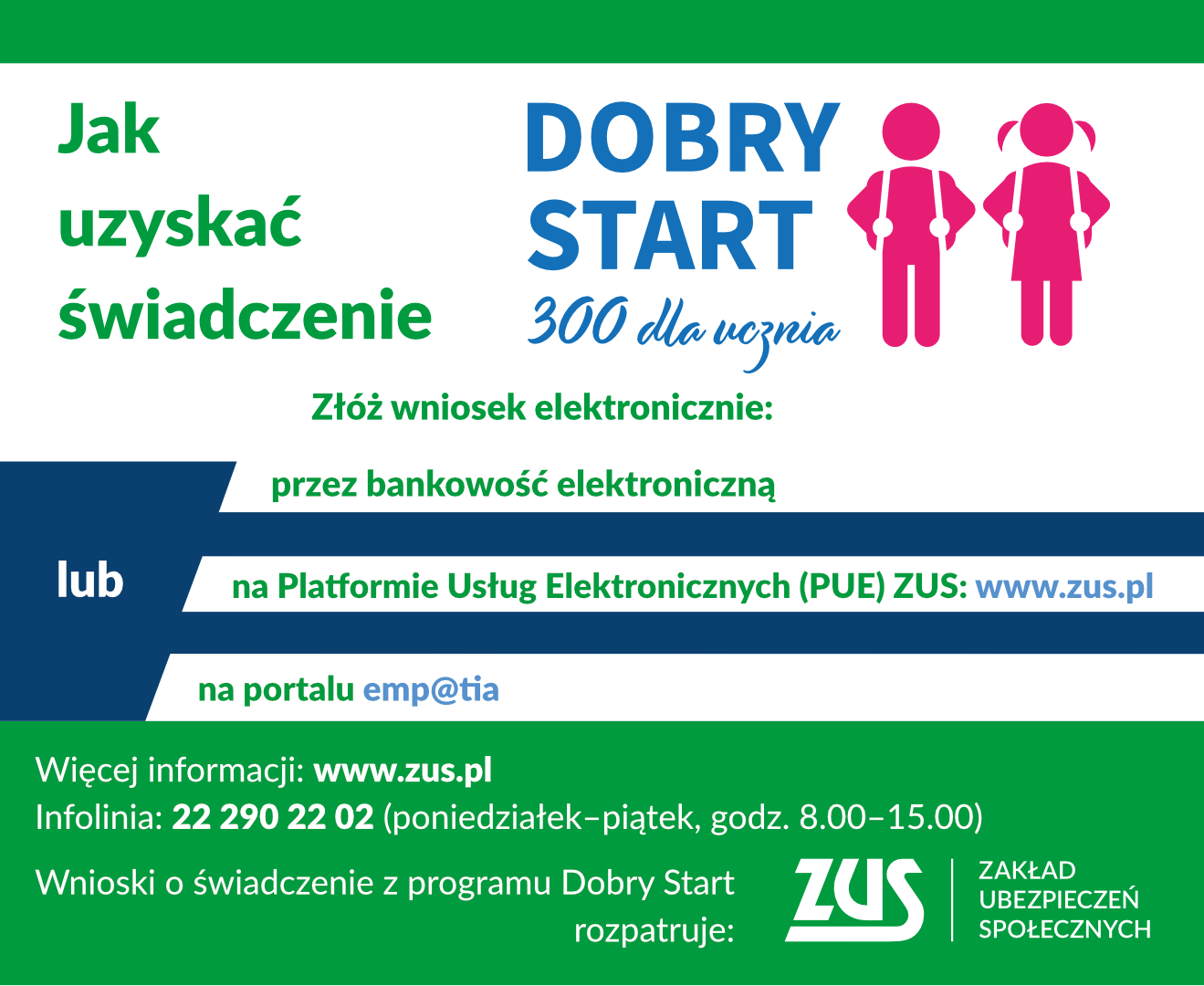 You are currently viewing Rządowy program „Dobry start” (tzw. 300+)