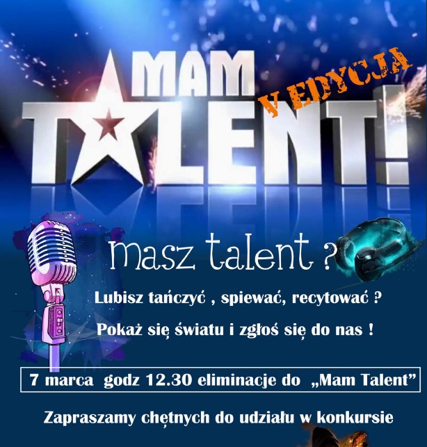 Read more about the article 5 edycja szkolnego „Mam talent”
