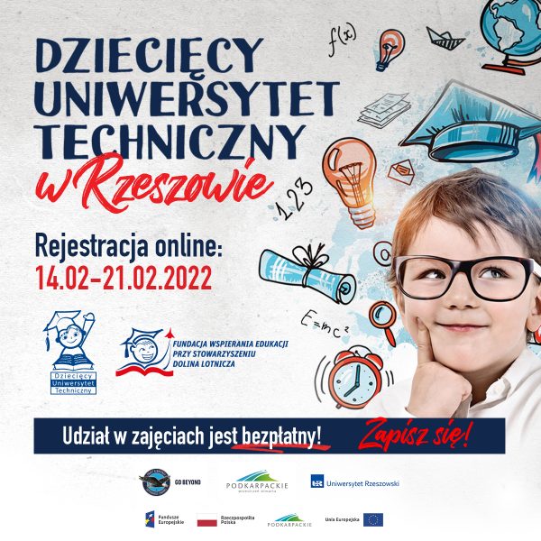 Read more about the article Dziecięcy Uniwersytet Techniczny – rekrutacja na semestr letni 2022