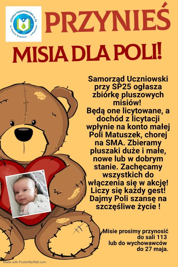 Read more about the article Przynieś Misia dla Poli!