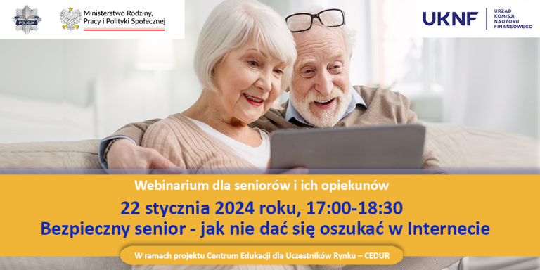 Read more about the article „Bezpieczny senior – jak nie dać się oszukać w Internecie”