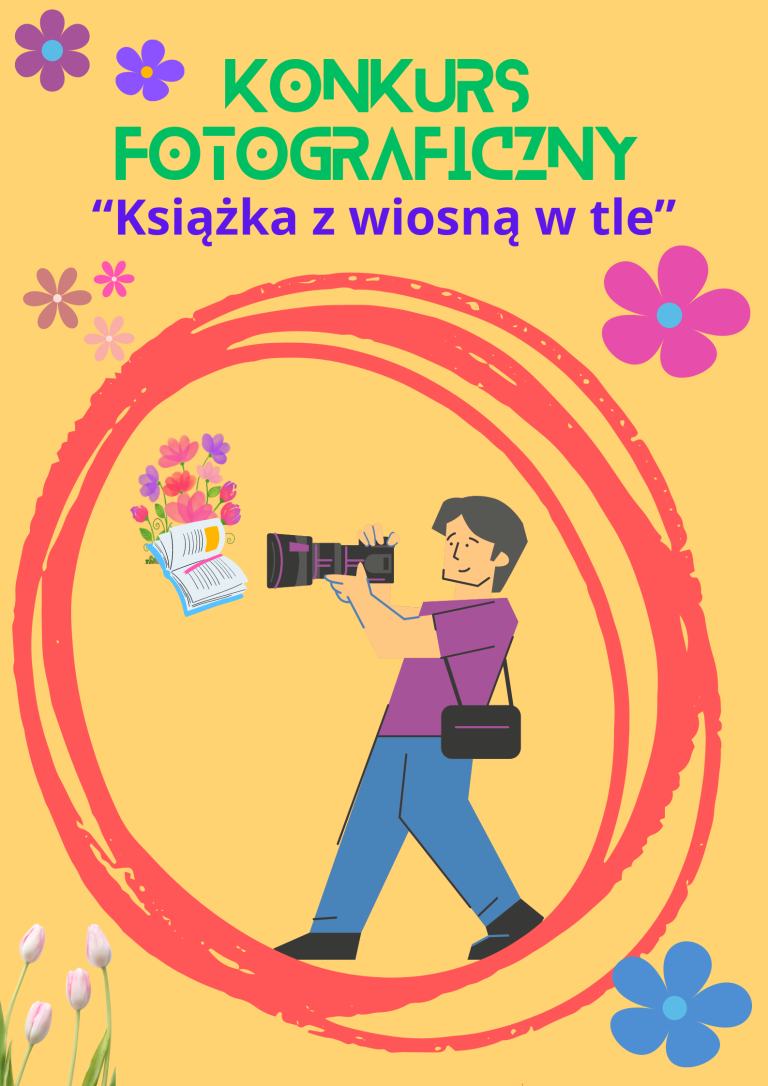 Read more about the article Konkurs fotograficzny „Książka z wiosną w tle”